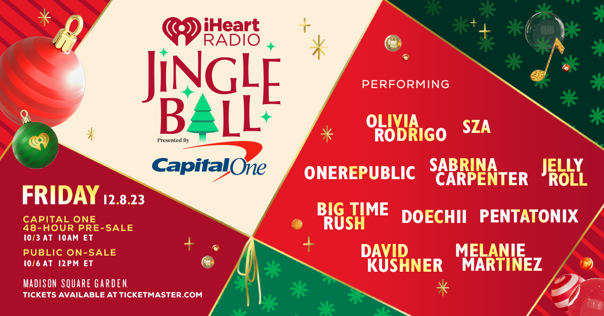 Artist of the Week See the Lineup for the 2023 iHeartRadio Jingle Ball